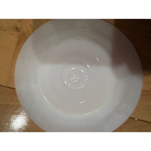 Federal Glass Heat Proof Teacup Coffee 5 Cups/ Saucers Gold Leaf Atomic Vtg  MCM - Picture 9 of 11